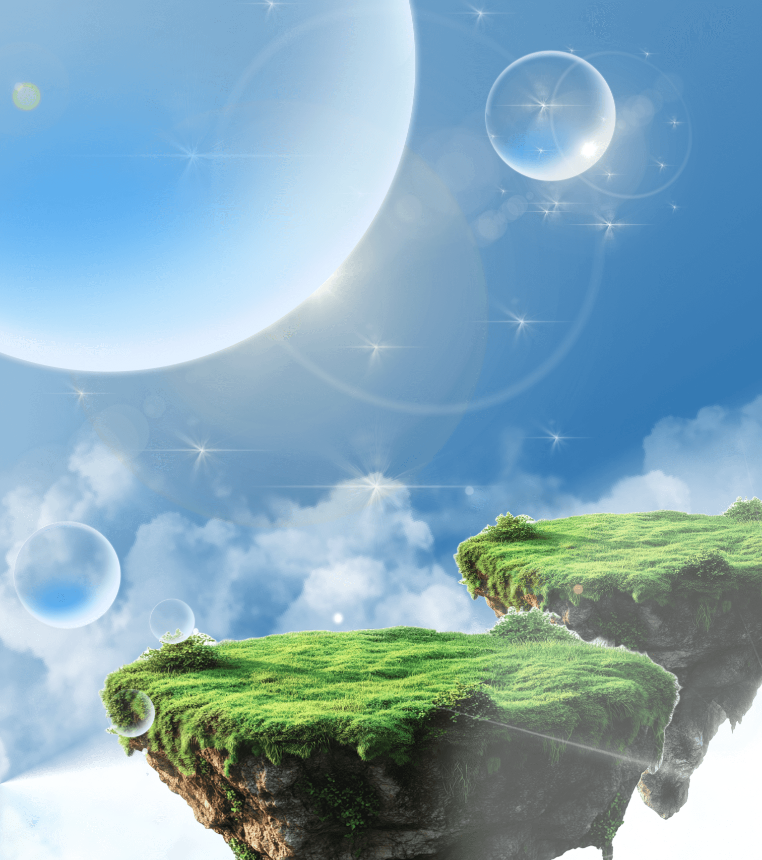 Floating Island Background